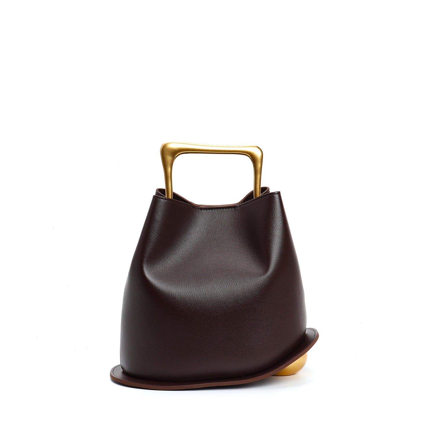 Bucket Bag Wooden Portable Messenger Bag Female 58A690