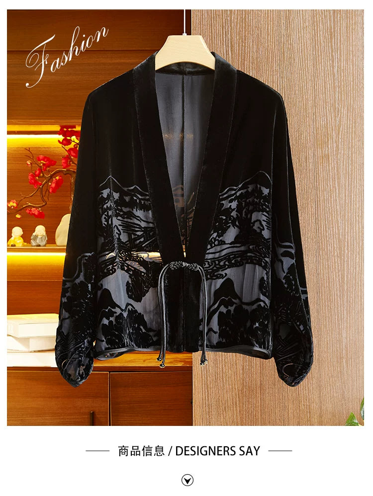 Velvet Jacket Women