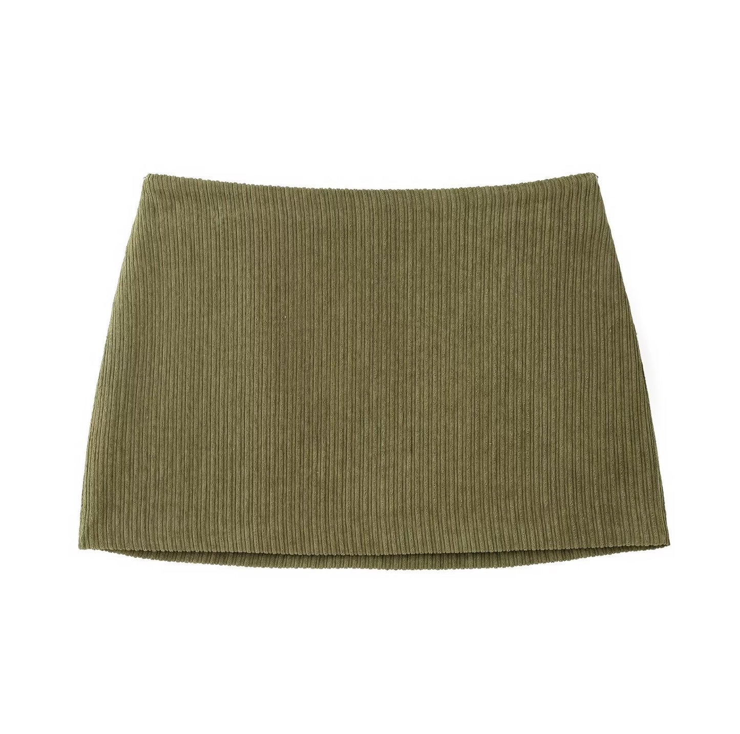 Corduroy Short Jacket Short Skirt Set SA348