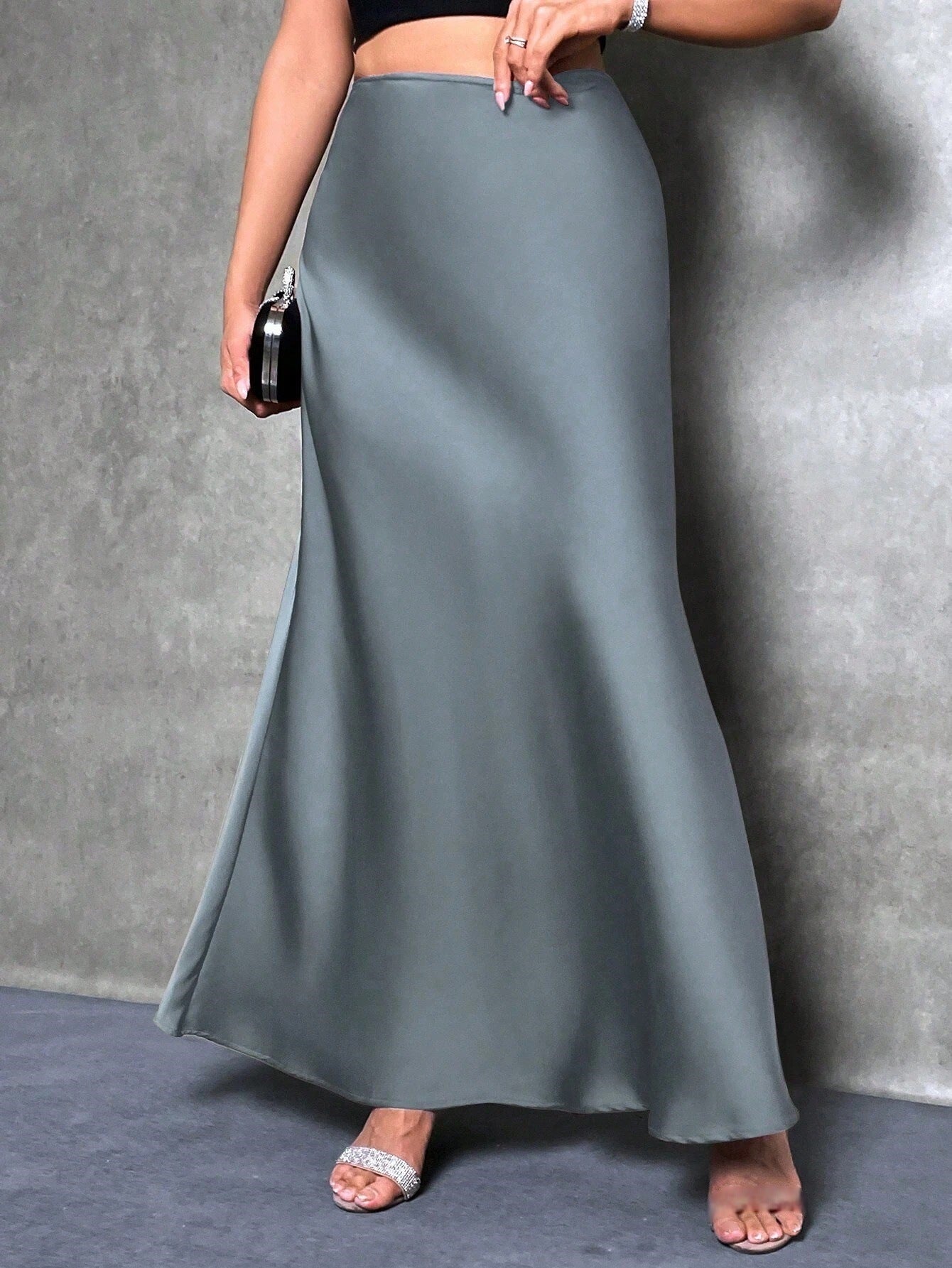 Satin Skirt 69A692