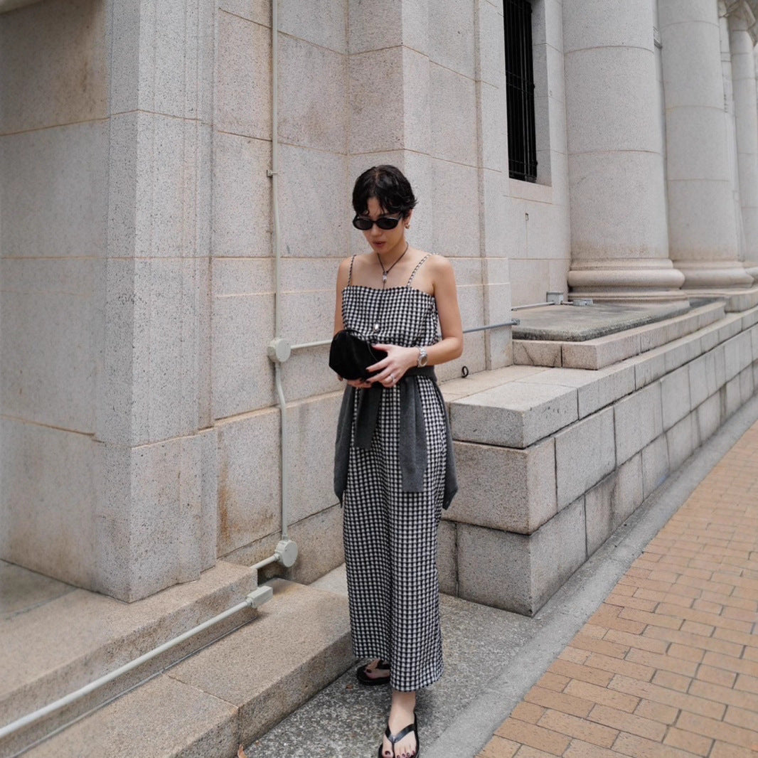 Suspender dress loose and thin dress SA364