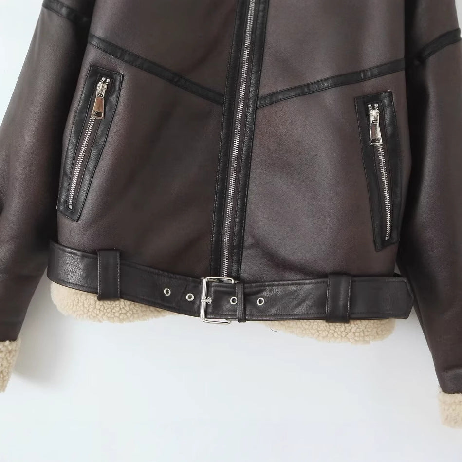 Fur One-piece Jacket SA415