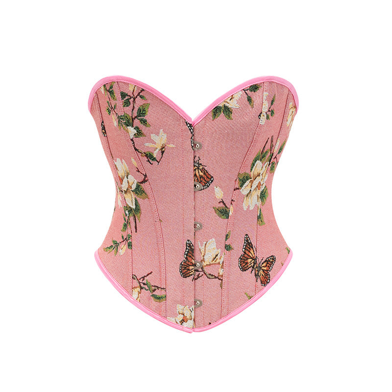 Corset Oil Print Corset 69A932