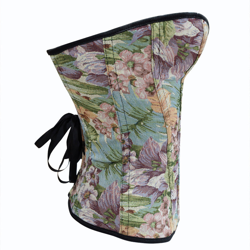Jacquard Court Corset Belly Shapewear 69A662