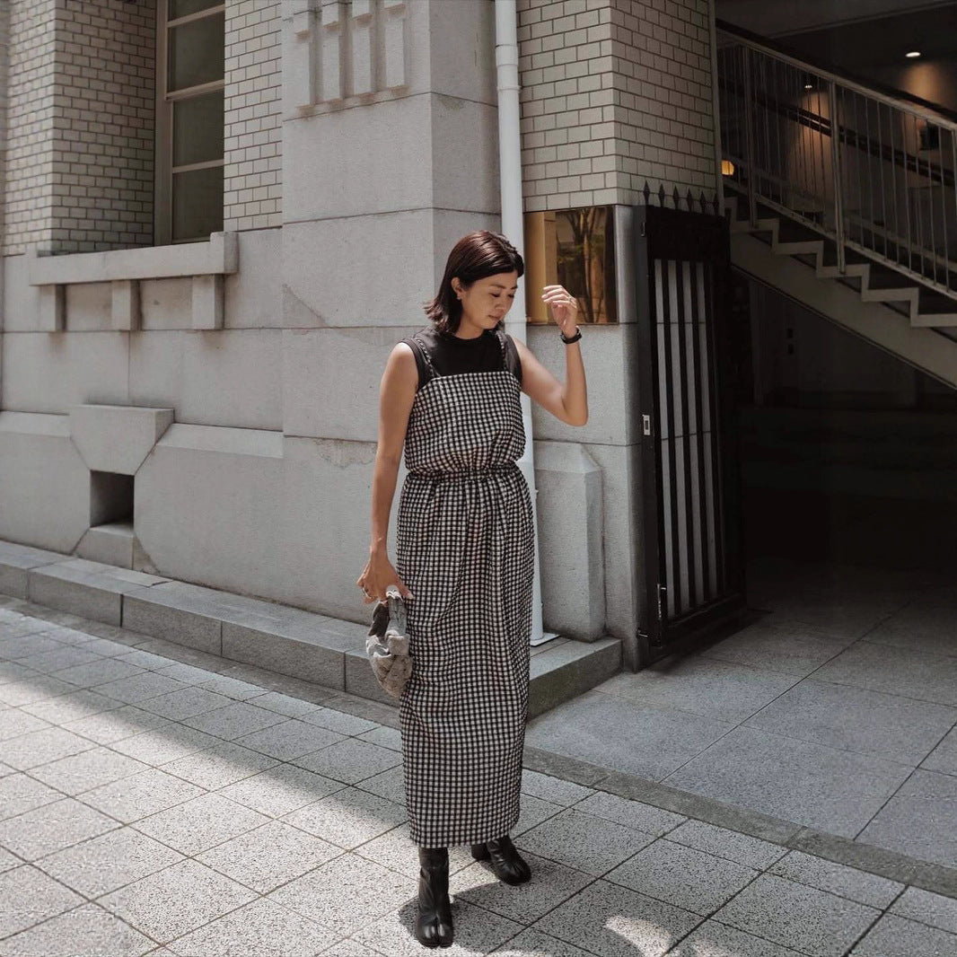 Suspender dress loose and thin dress SA364