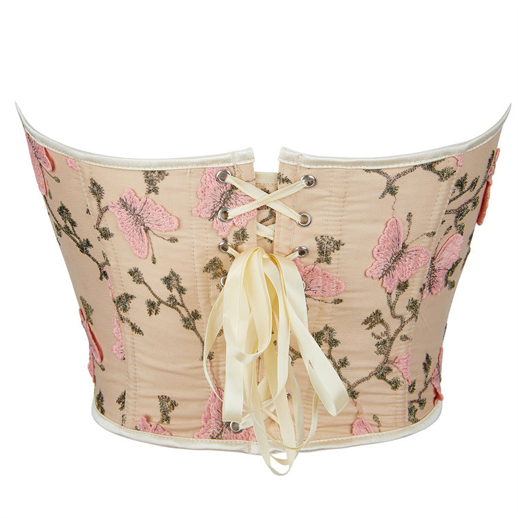 Butterfly Pattern Women's Tube Top 69A659