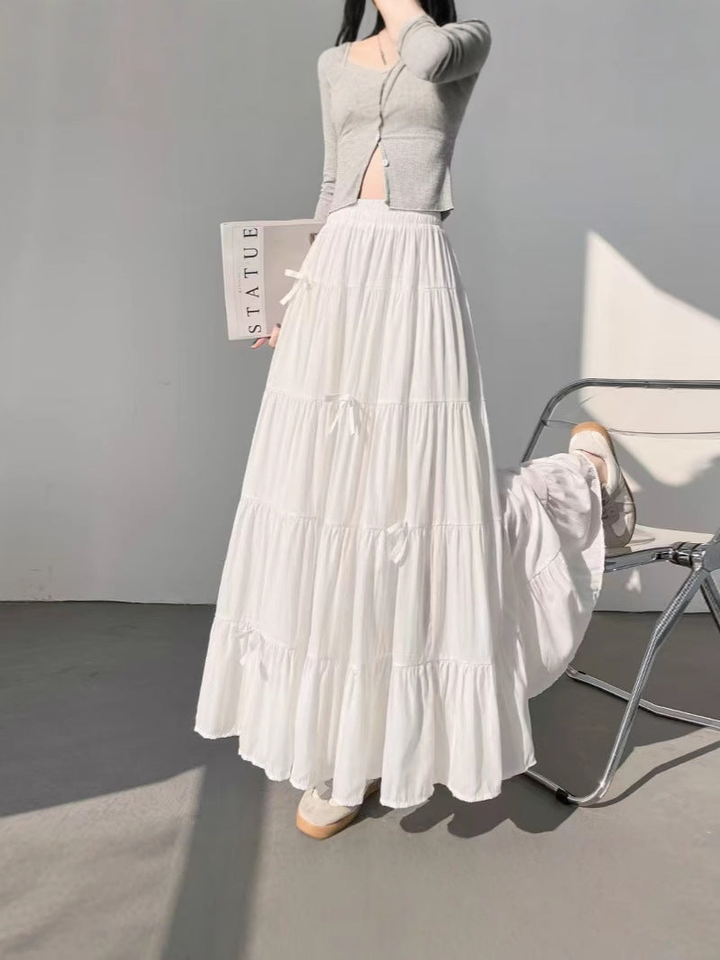 Bow skirt women 69A921