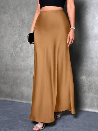 Satin Skirt 69A692