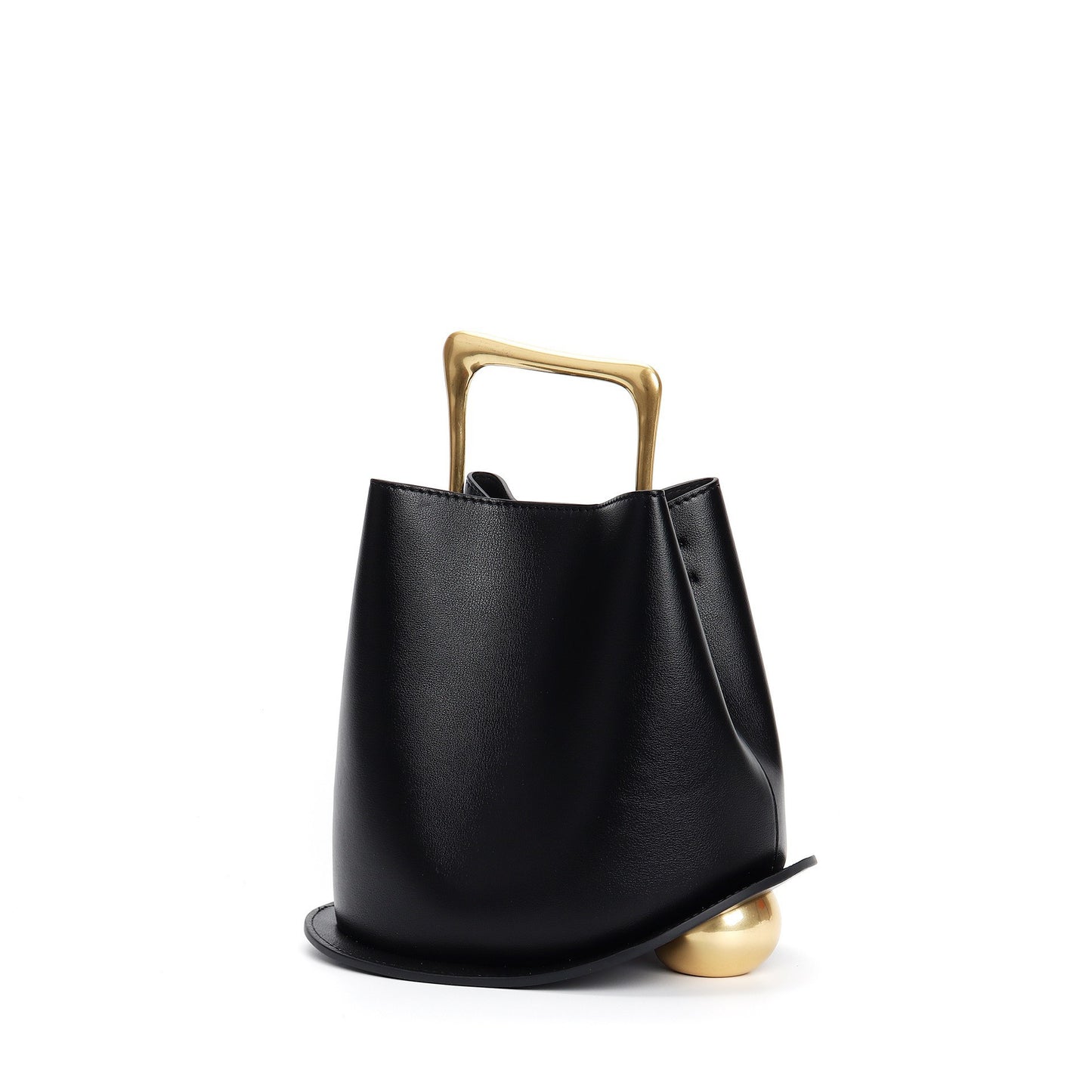 Bucket Bag Wooden Portable Messenger Bag Female 58A690