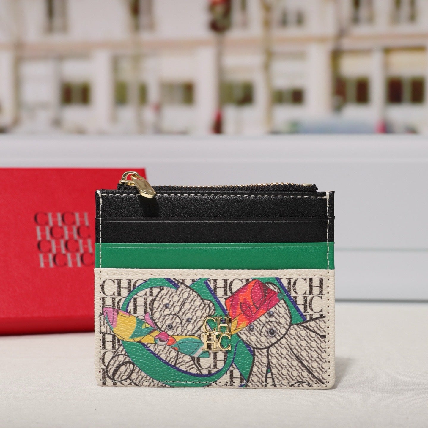 Letter Print Pattern Wallet SA557