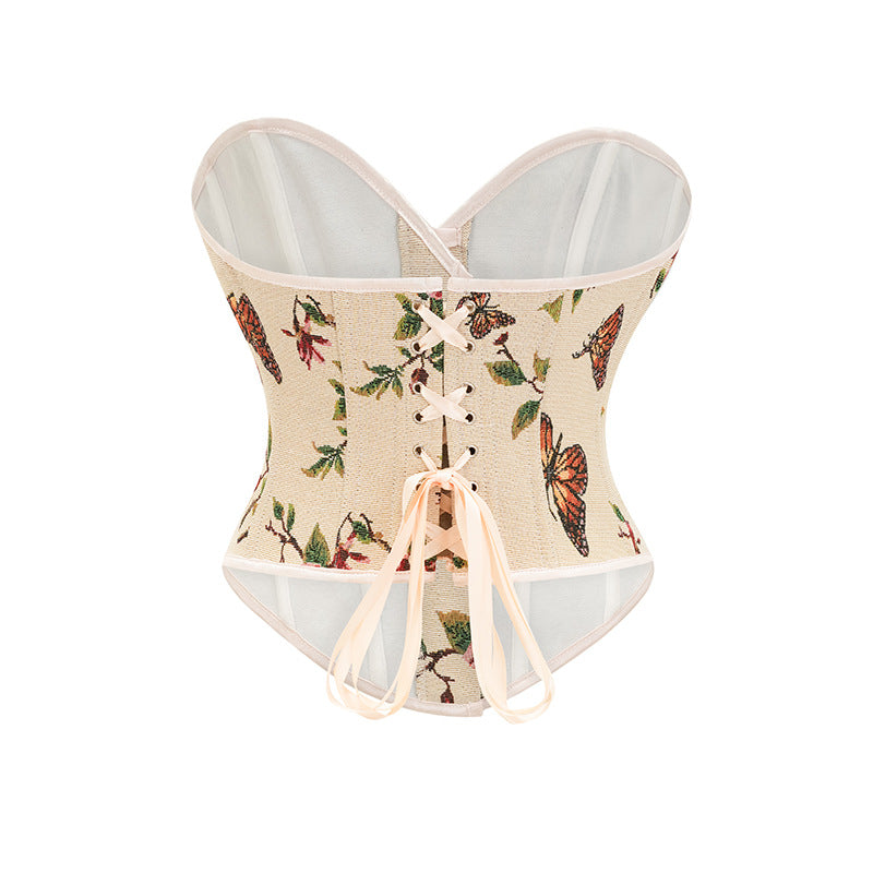 Corset Oil Print Corset 69A932