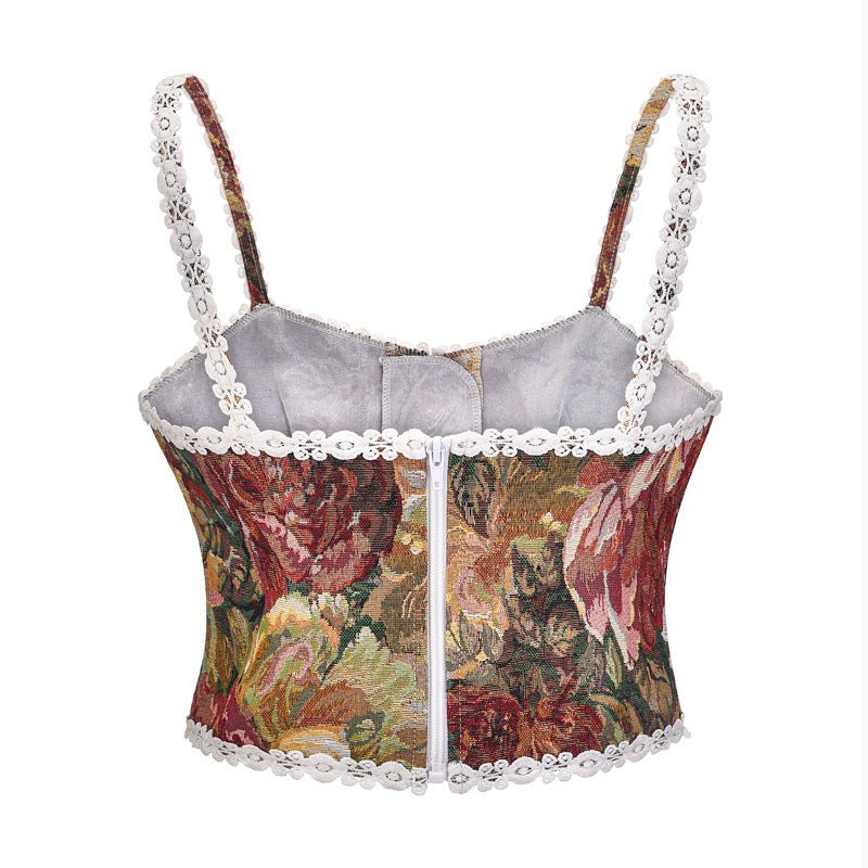 Jacquard Sling Vest Top 69A746