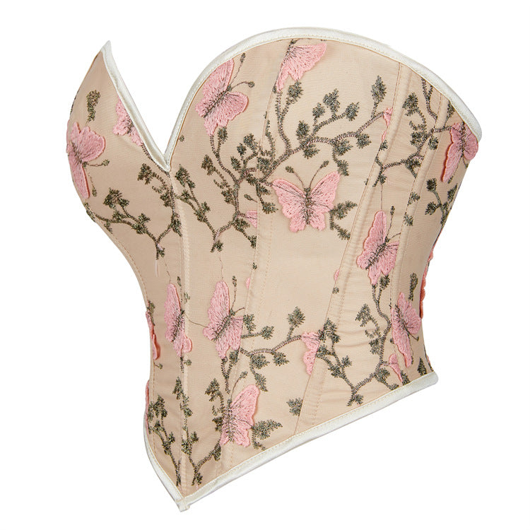 Butterfly Pattern Women's Tube Top 69A659