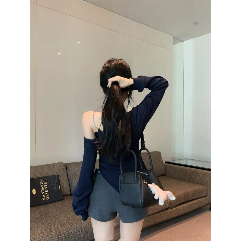 Pure Desire One Shoulder Top SA849