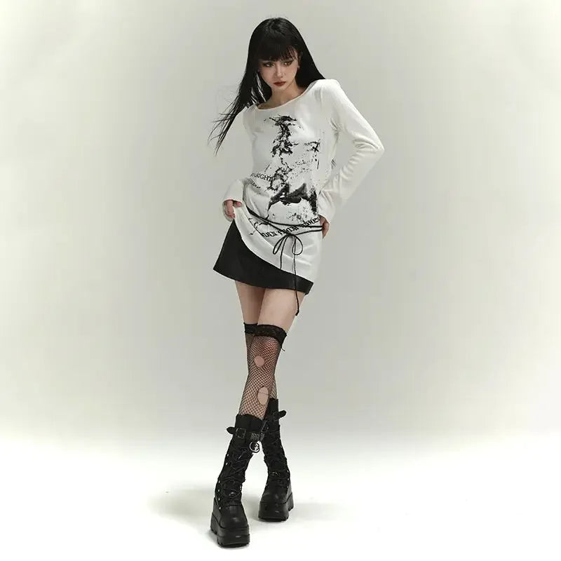 American Summer All Match Print Tees SA145