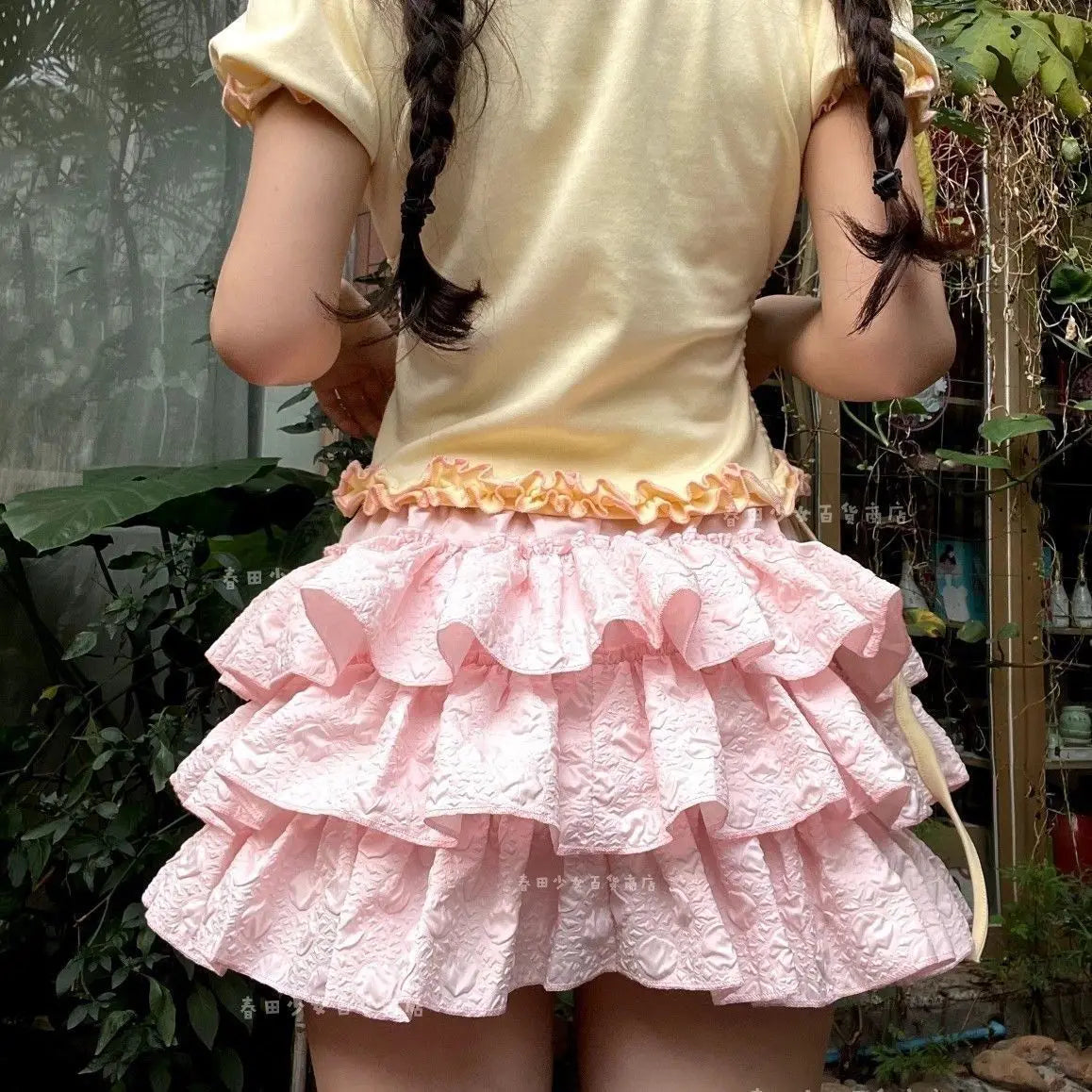 Japanese Pumpkin Puffy Cake Soft Girl Skirts SA254/SA255