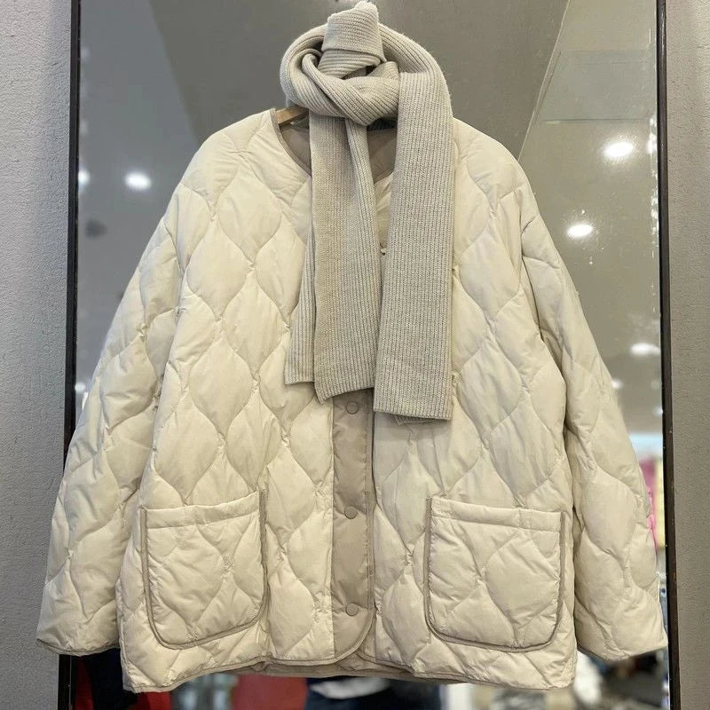 Warm Parkas Women Small Fragrance Jacket SA-52B382