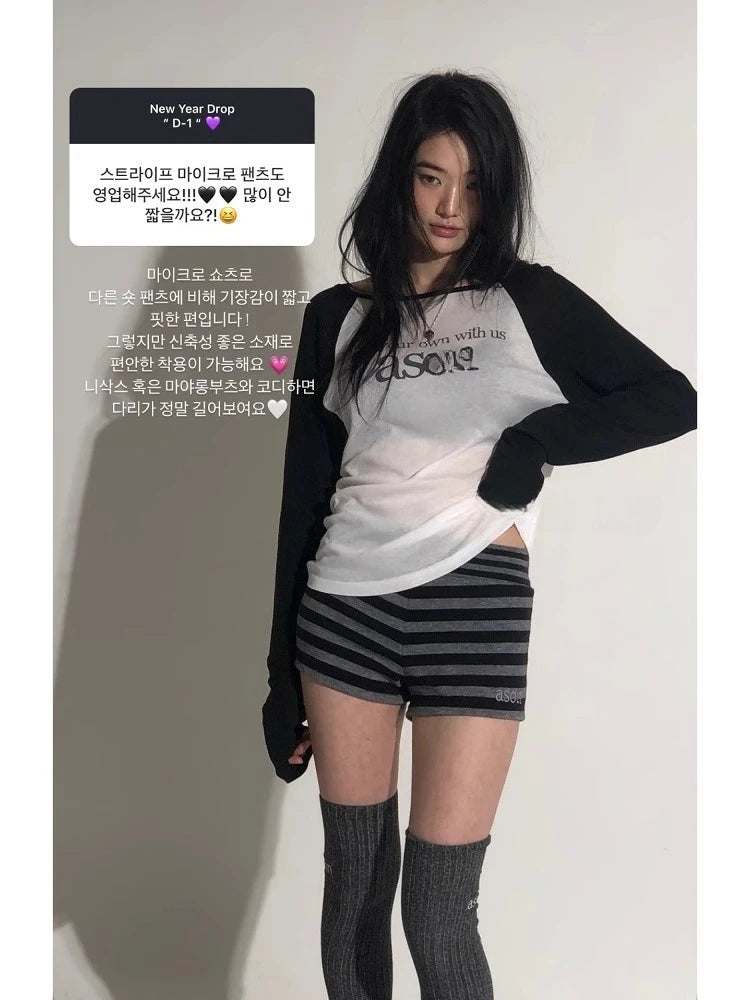 Letter Print O-neck T-shirt SA270