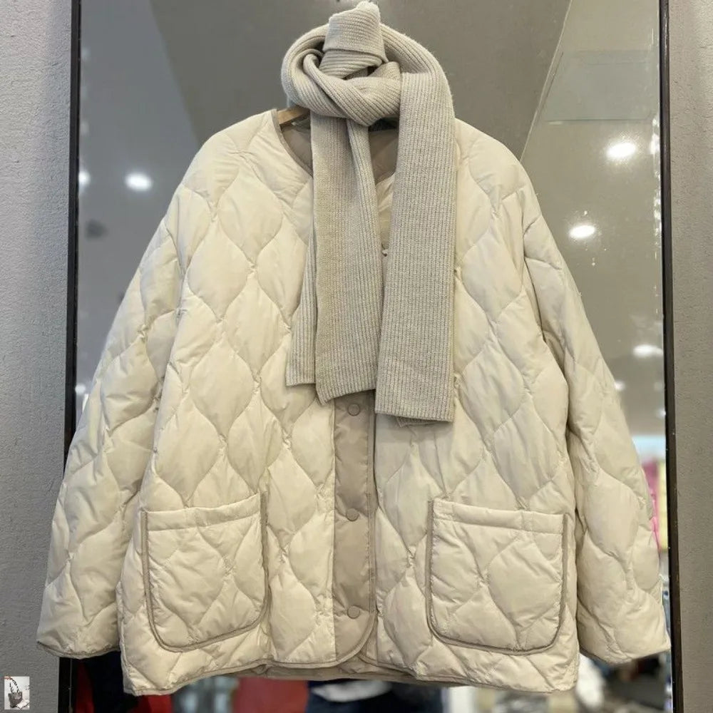 Outwears Plaid All-match Panelled Jacket