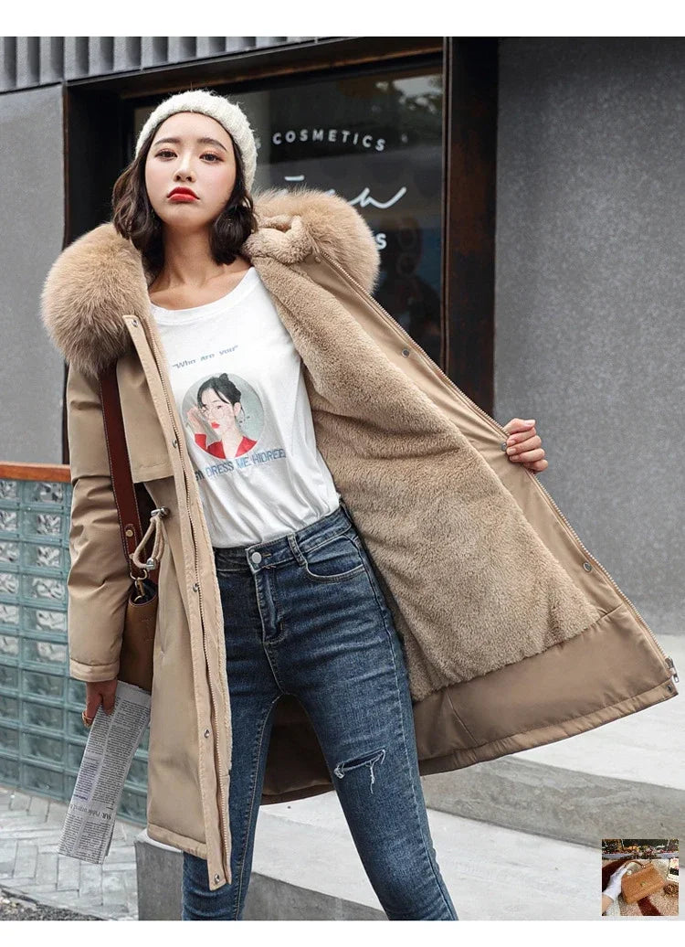 Long Sleeve Slim Fit Mid-lrngth Women Mujer SA042