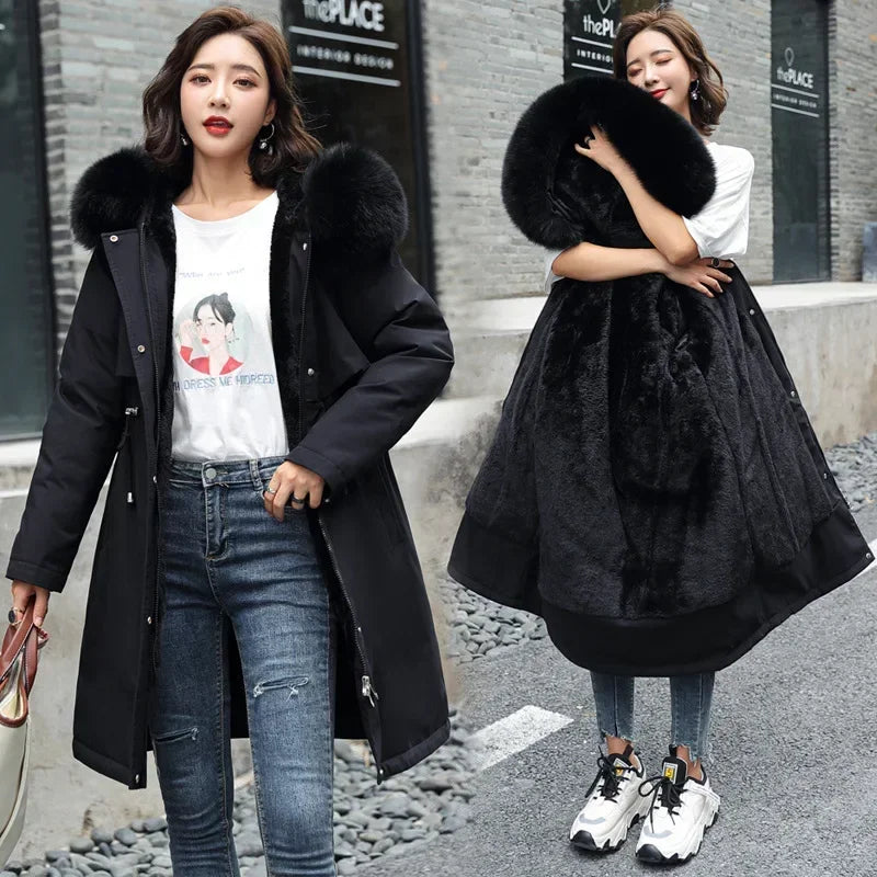 Long Sleeve Slim Fit Mid-lrngth Women Mujer SA042