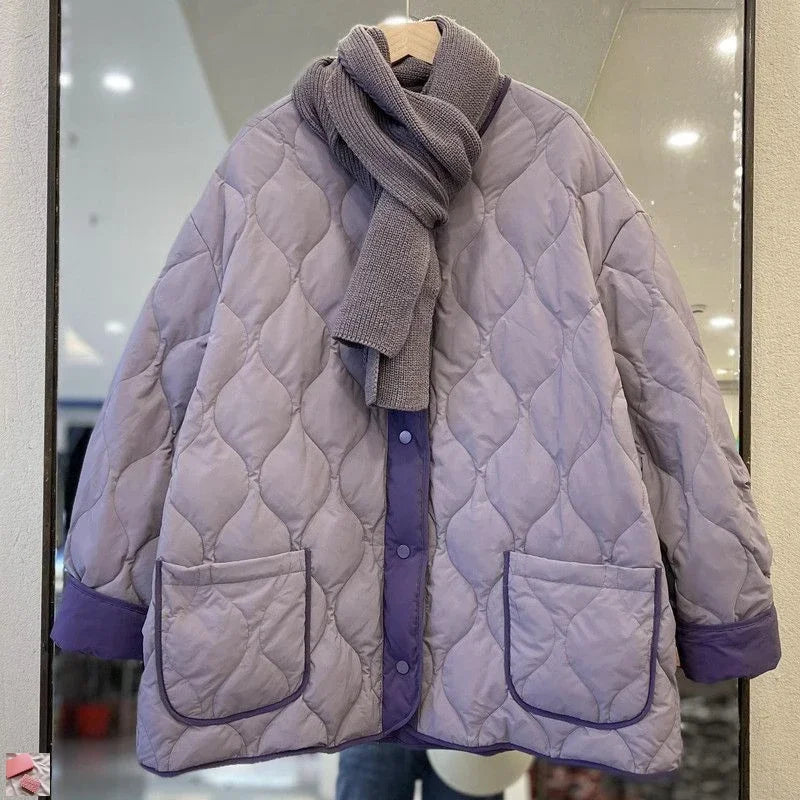 Warm Parkas Women Small Fragrance Jacket SA-52B382