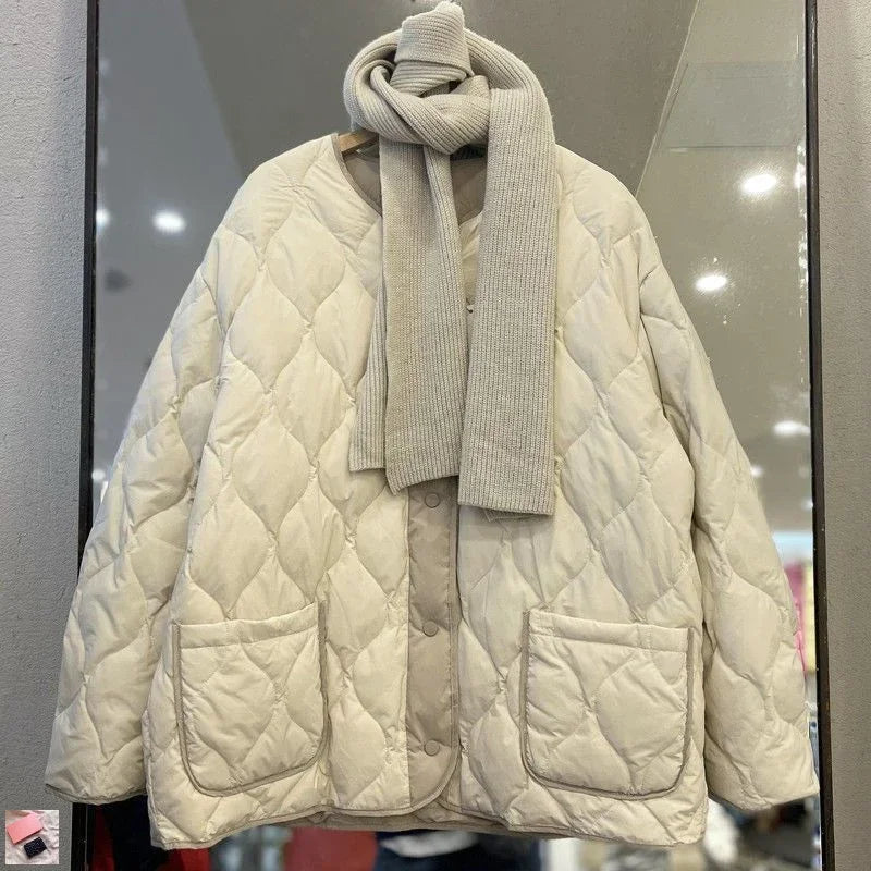 Warm Parkas Women Small Fragrance Jacket SA-52B382
