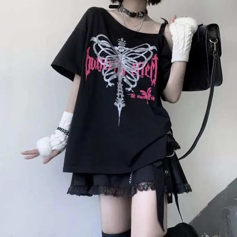 Y2k Sweet Harajuku Punk Women T Shirts SA214