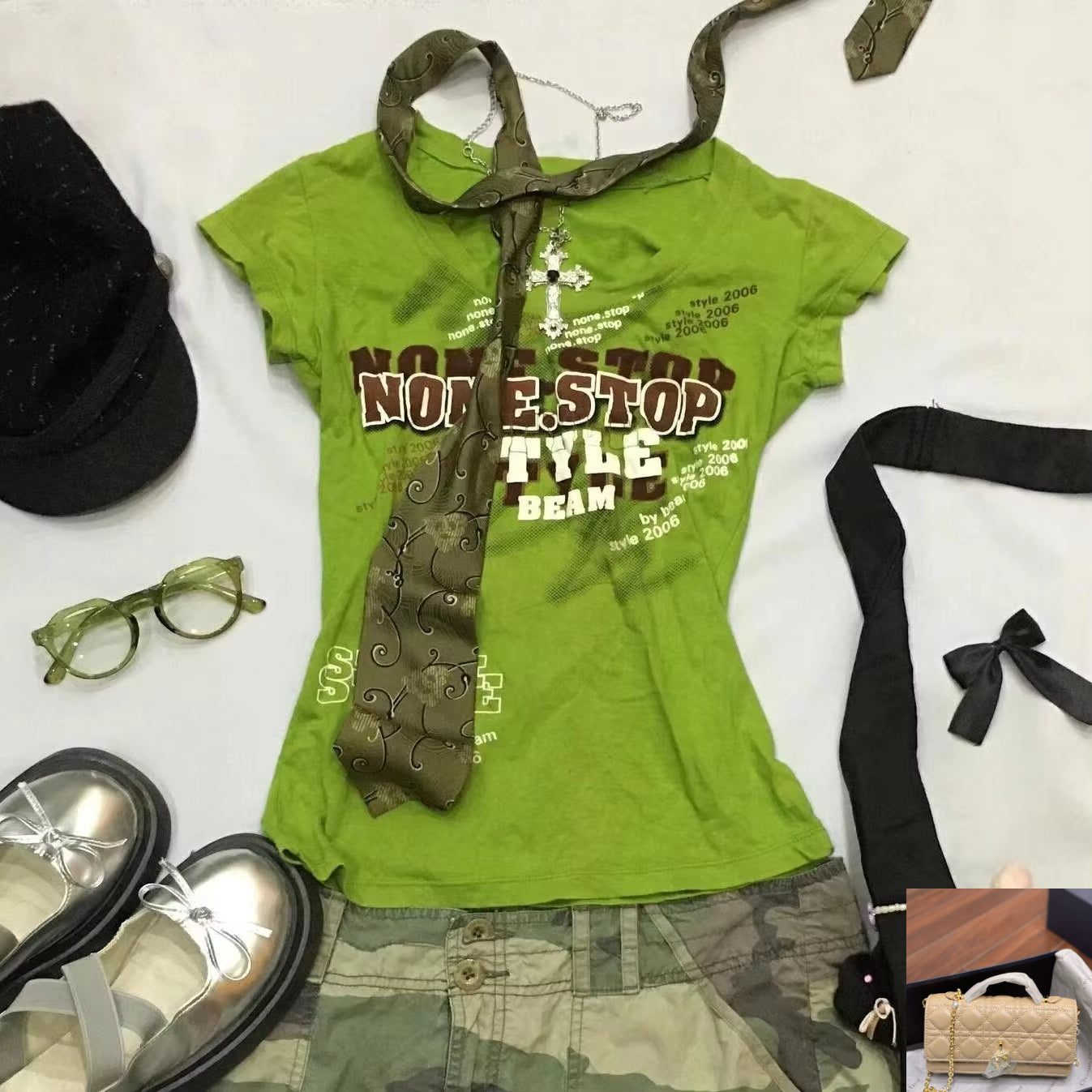 Letter Print Short Sleeve T shirts SA289