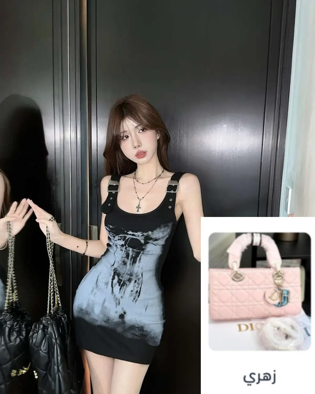 Pure Style Sleeveless Suspender Dress SA740/SA741