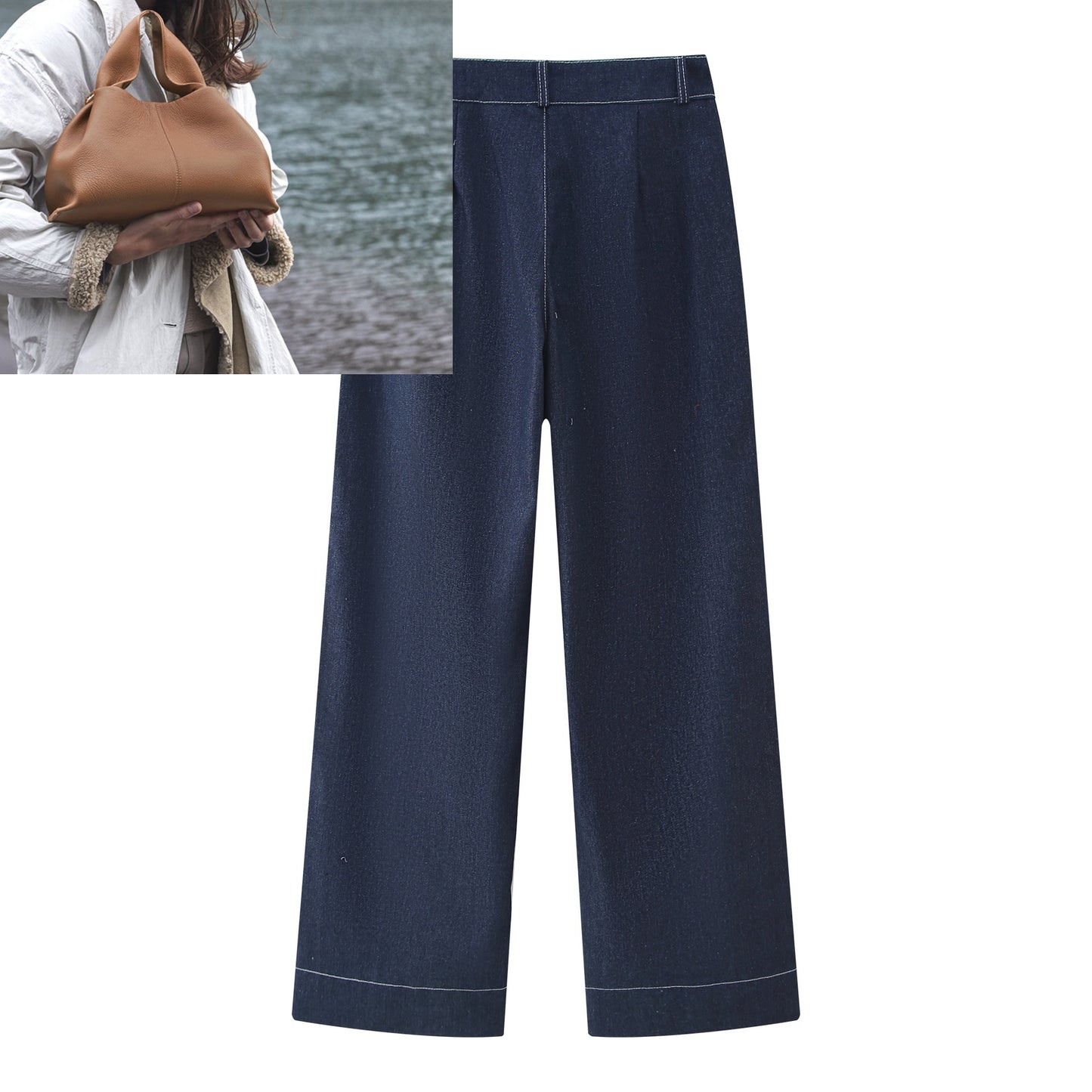 Single-breasted Denim Suit SA425/SA426