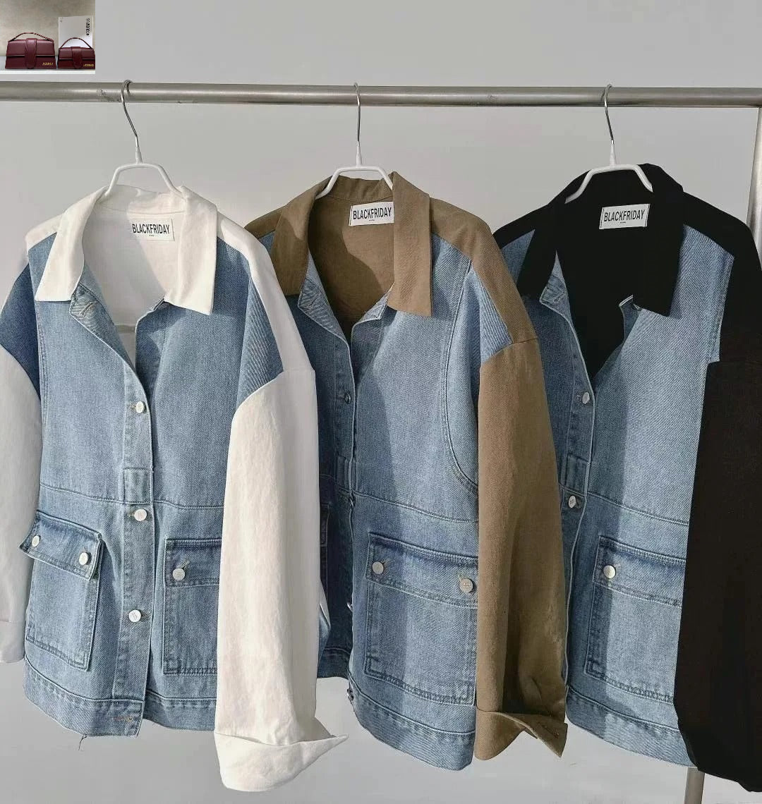 Denim Jacket Y2K Streetwear Washed Coats SA031/SA141