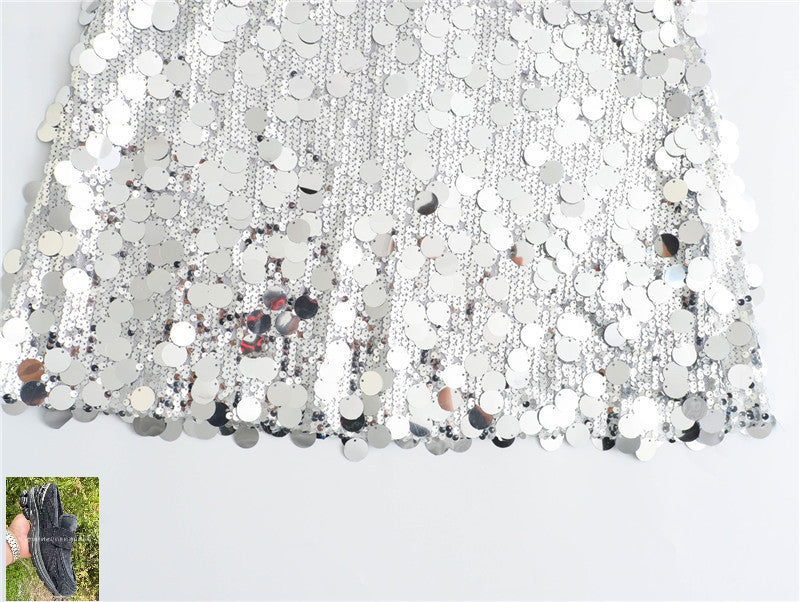 Buttocks Sequined Mini Skirt Women SA335