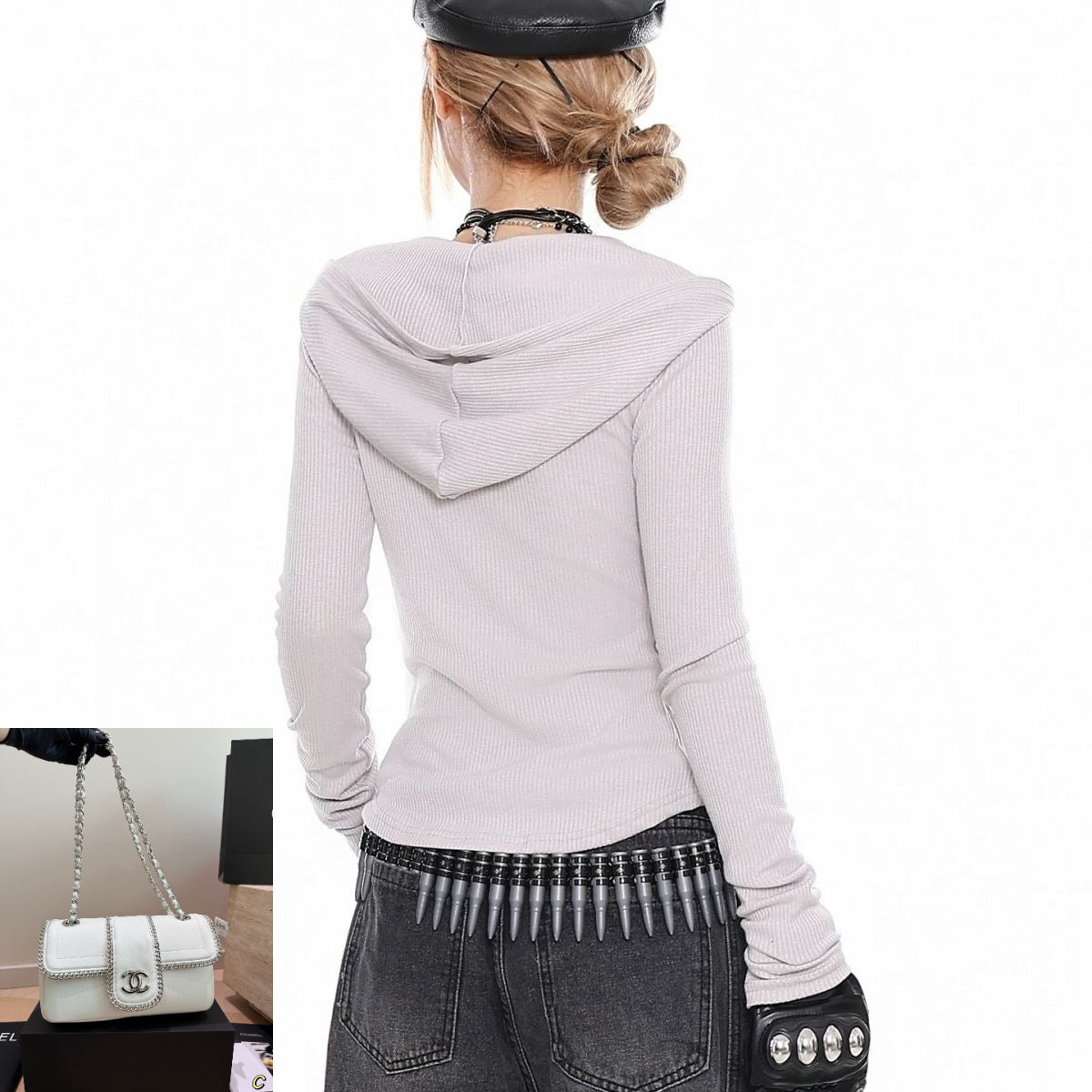 Black Long Sleeve T-shirt SA840