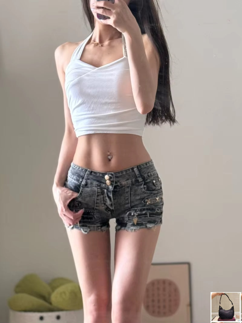 Vintage Popular Heavy Hip Hop Punk Girl Bottoms SA199