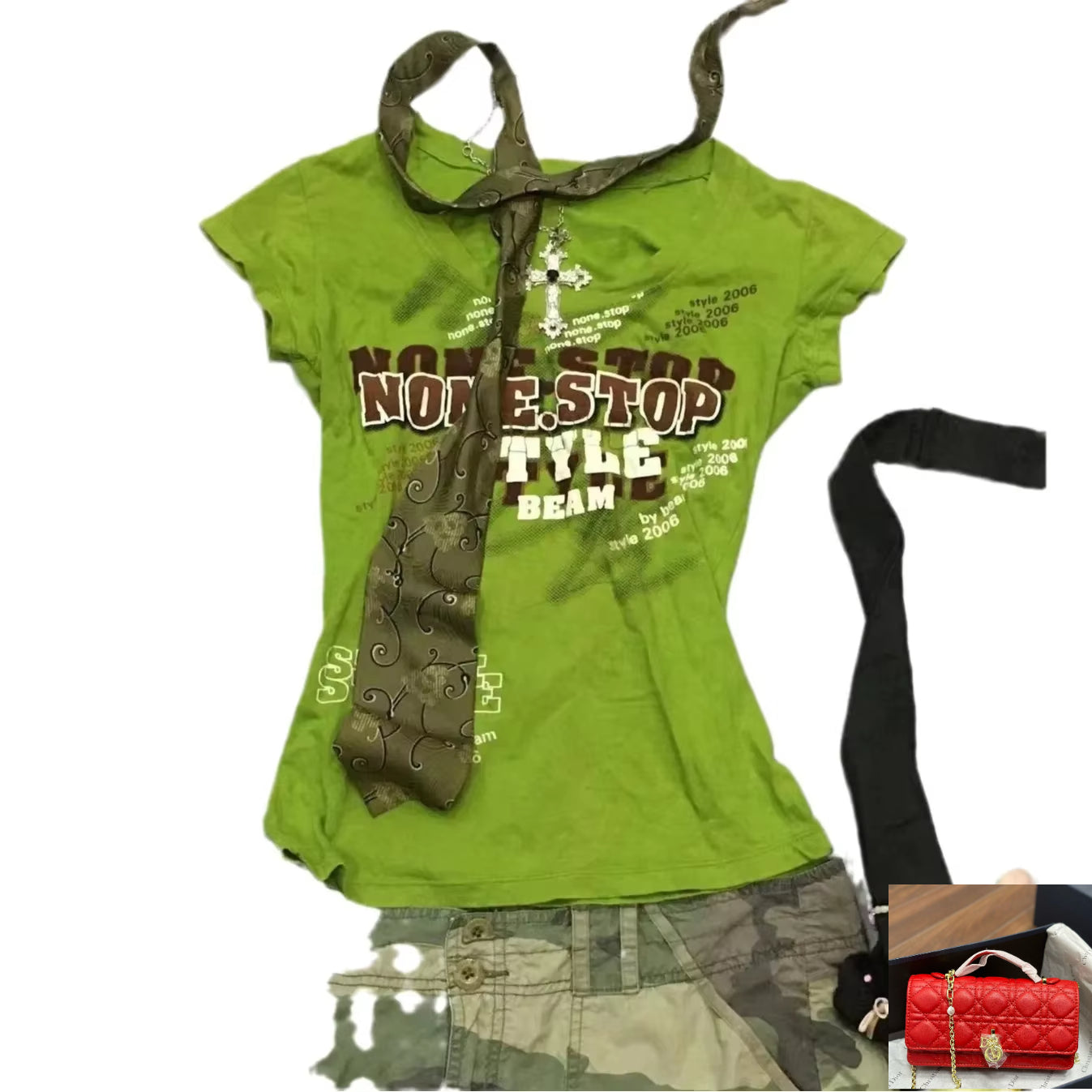 Letter Print Short Sleeve T shirts SA289