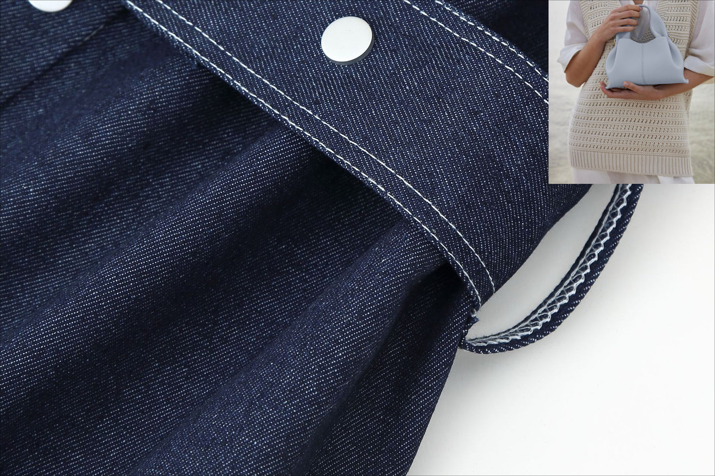 Single-breasted Denim Suit SA425/SA426