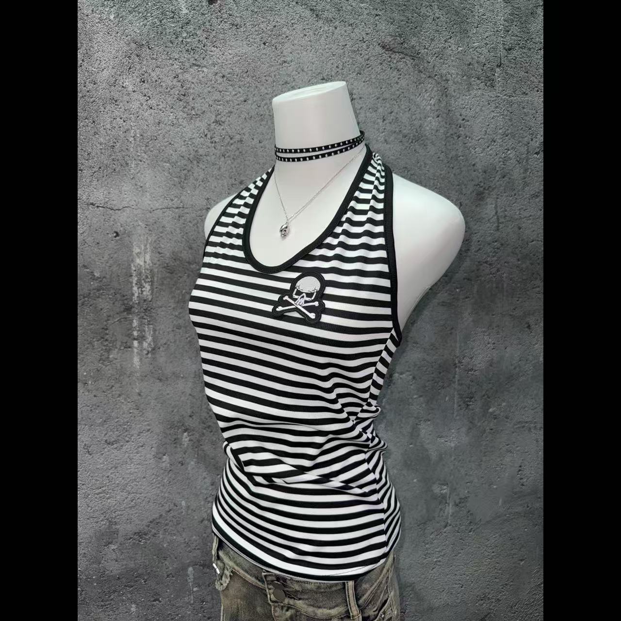 Cross Skull Tank Top SA996