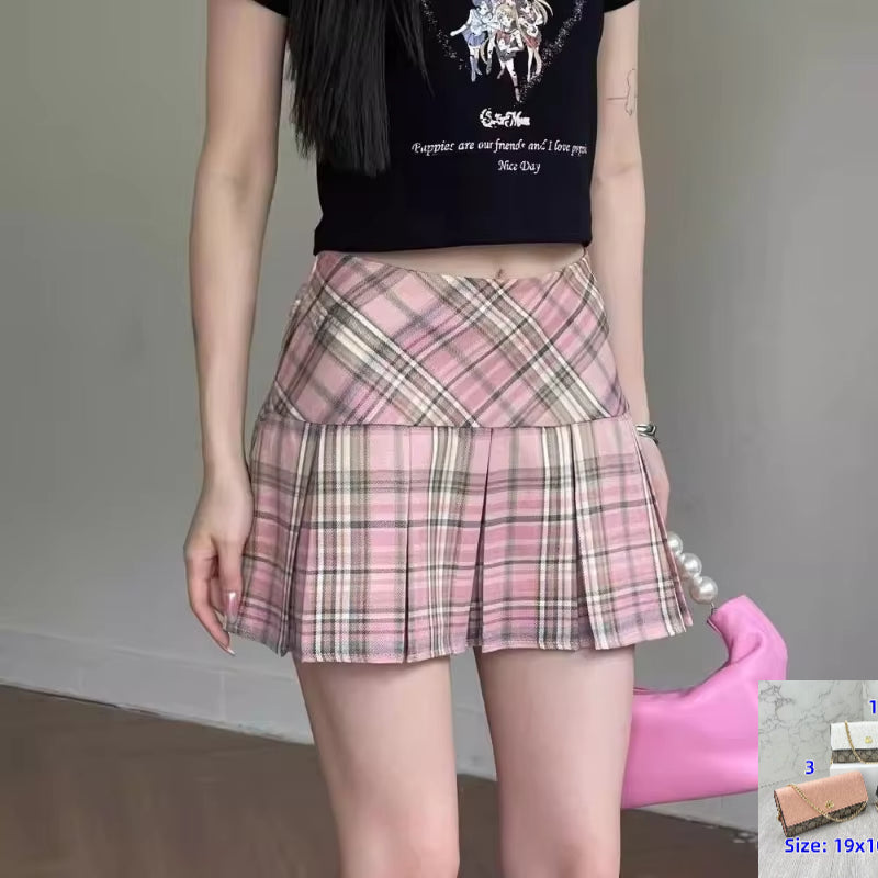 Preppy Style High Waist Striped Skirts SA283