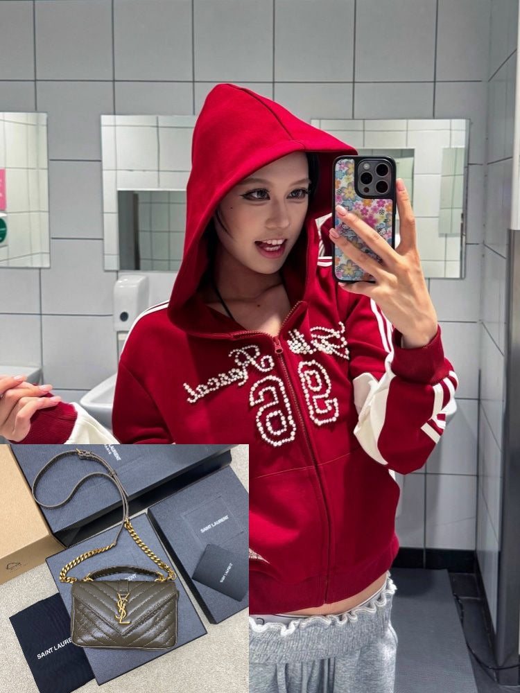 Zipper Cardigan Sweatshirt  SA801