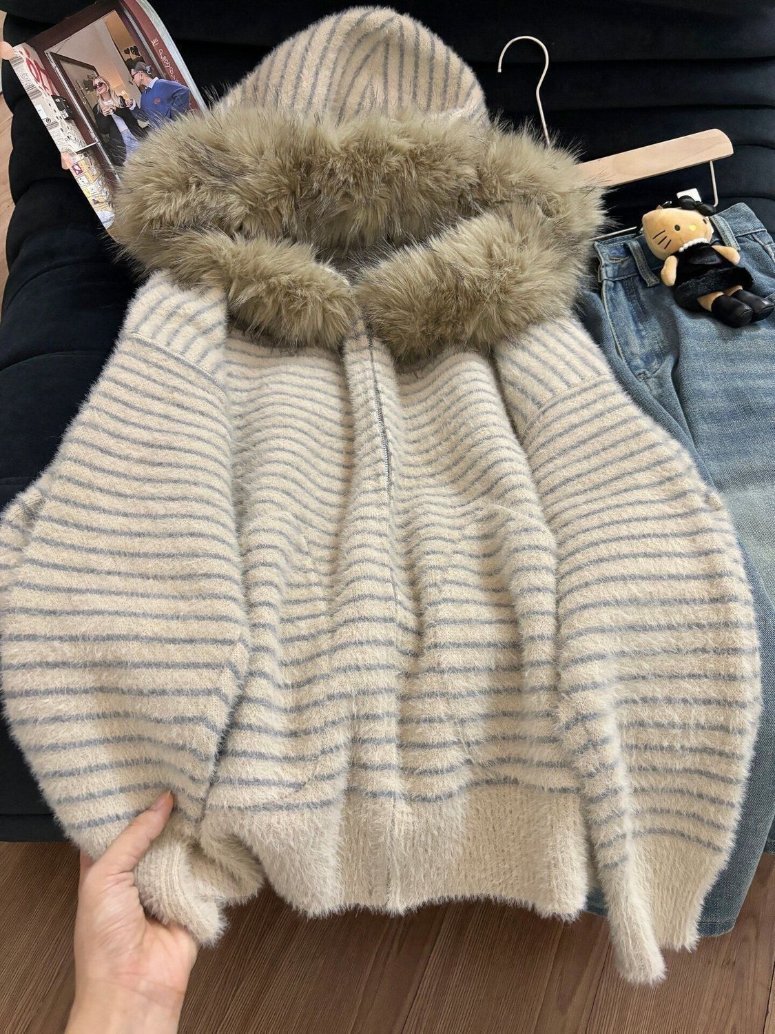 Women's Striped Jacket SAB197