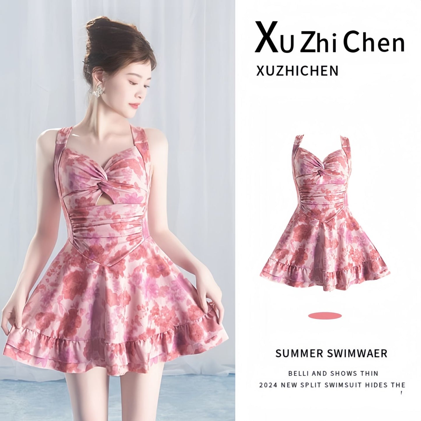 Slim Beachwear Hot Spring Summer Bathing Suit  US 40B783