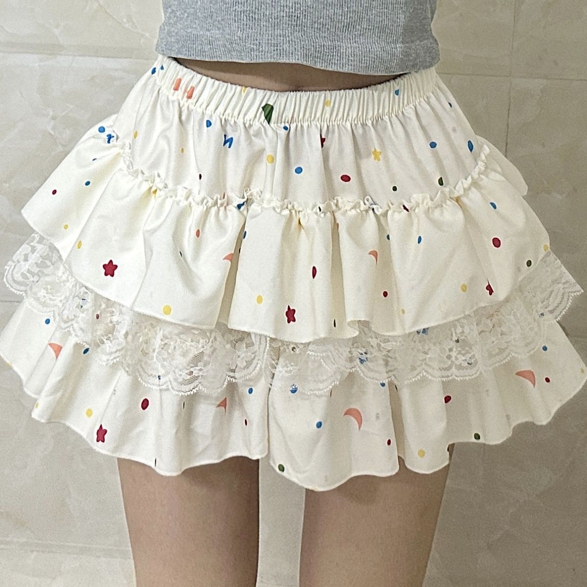 Lace Cake Ballet Skirt US 64D206
