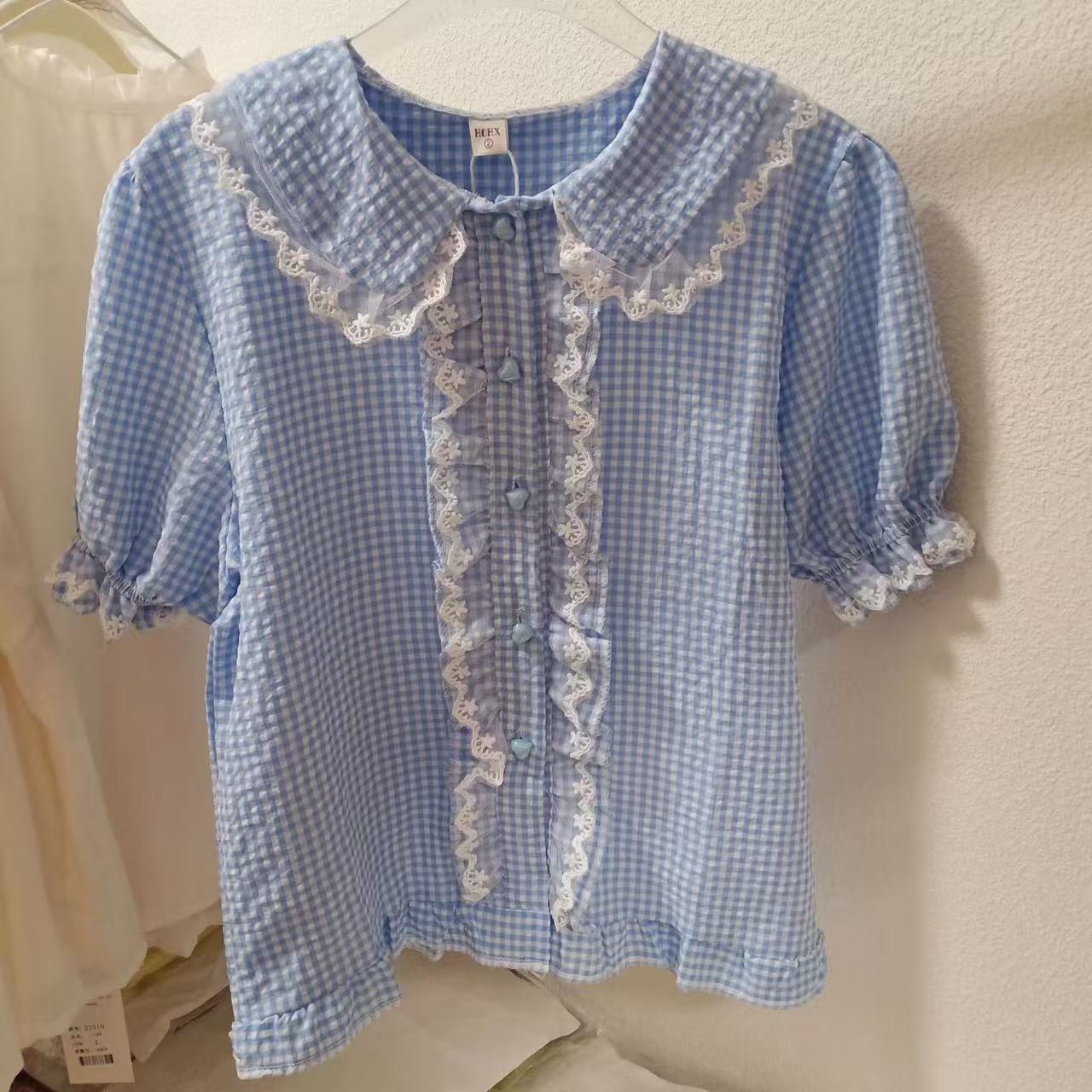 Puff Sleeve Shirt  US 64D107