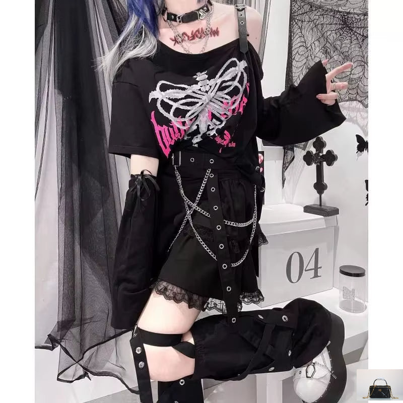 Y2k Sweet  Harajuku Punk Women T Shirts SA214