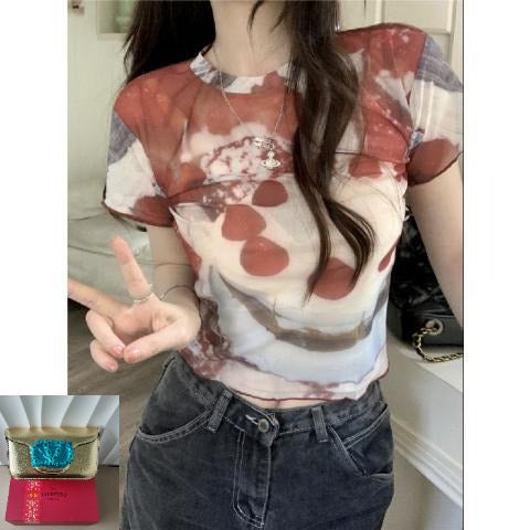 Short Mesh Short-sleeved T-shirt SA860