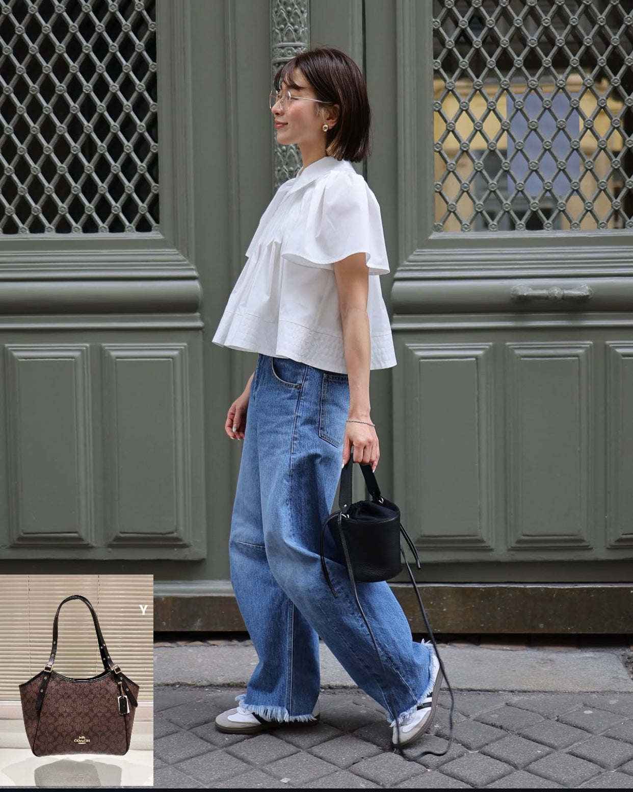 Doll Collar Short Sleeve Shirt SA316