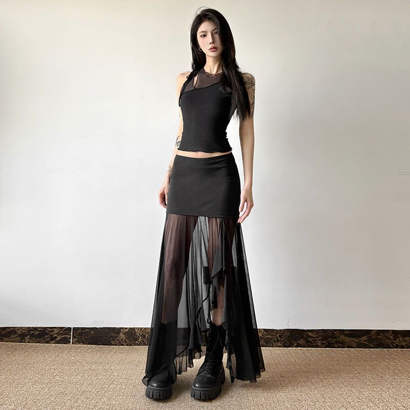 Black Hollow Camisole SA862