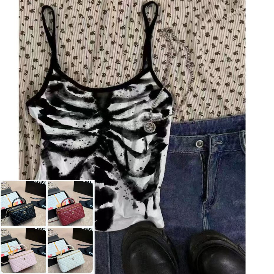 Rock Dark Skull Camisole  SA906