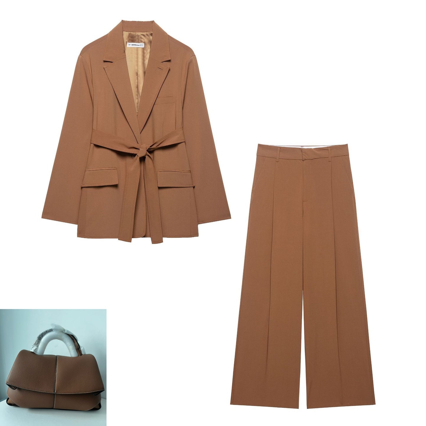 Loose Blazer with Belt  SA422